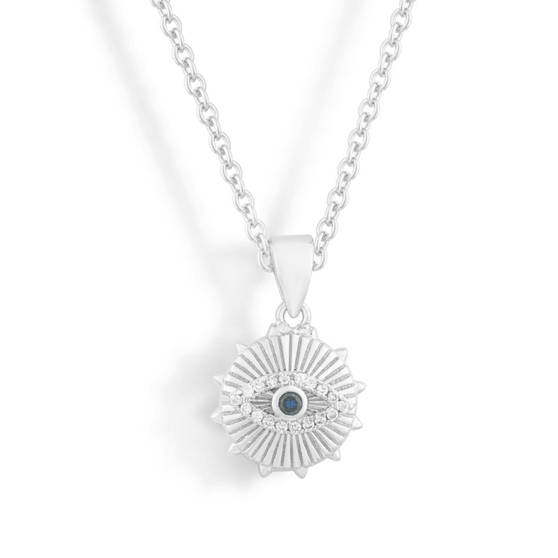 Evry Jewels Radiant Eye Necklace