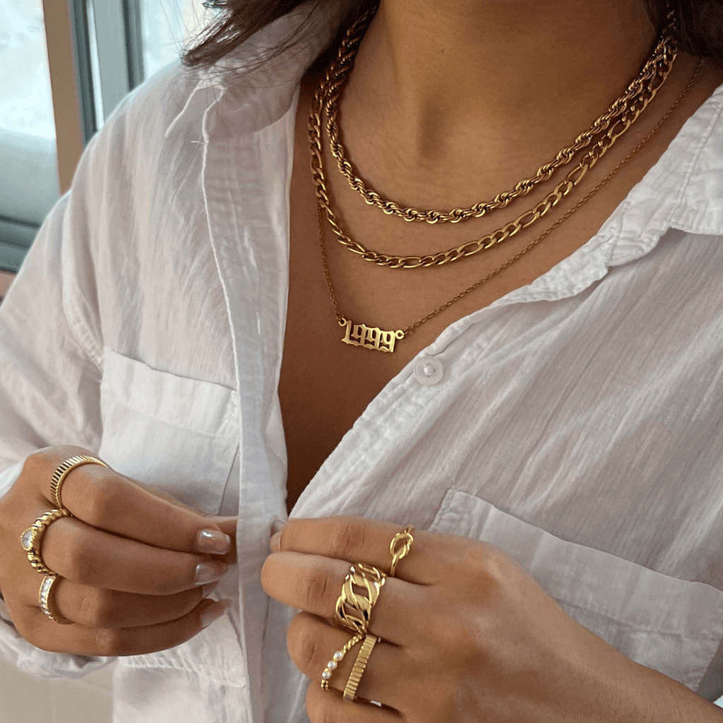Evry Jewels Plain Chain Necklaces