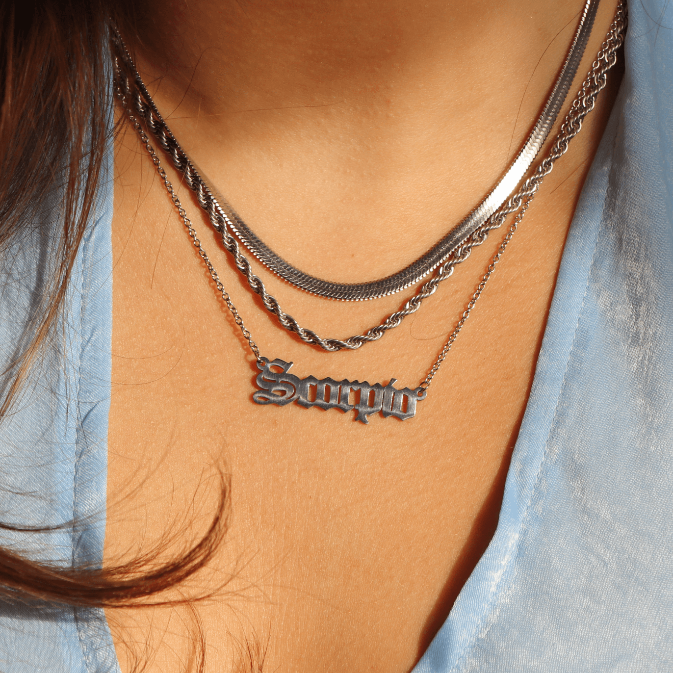 Evry Jewels Plain Chain Necklaces