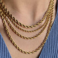 Evry Jewels Roped Up Necklace