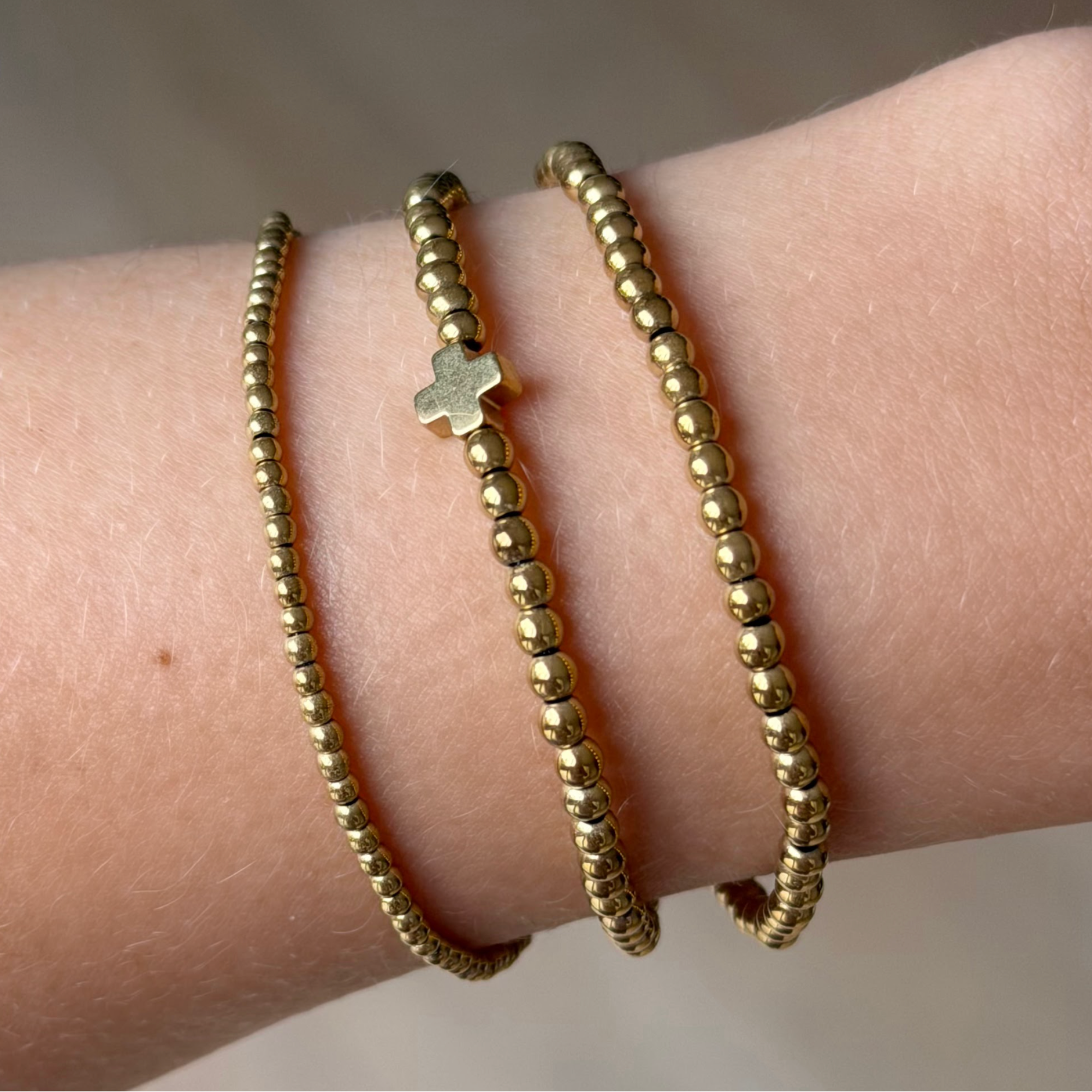 Evry Jewels Faith Glow Beaded Bracelet 3 Piece Set