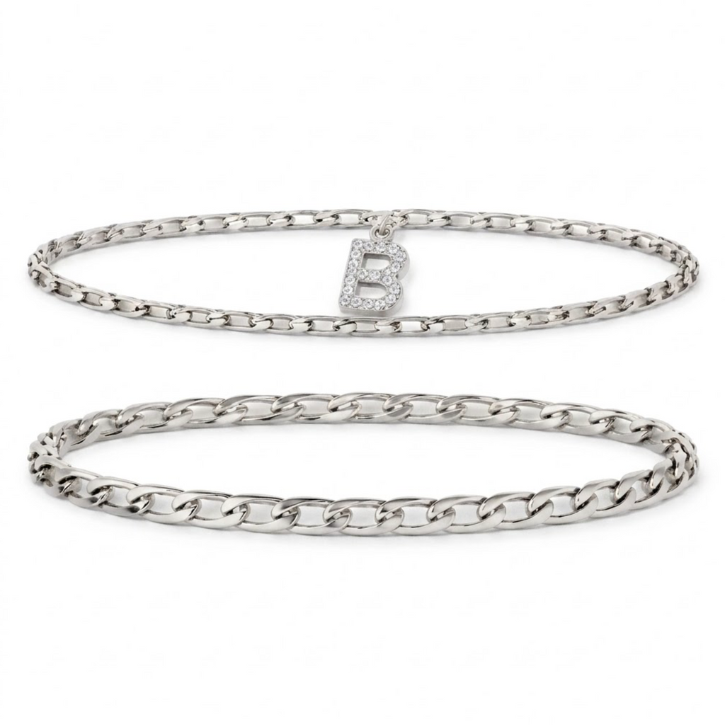 Evry Jewels Say it All Anklet