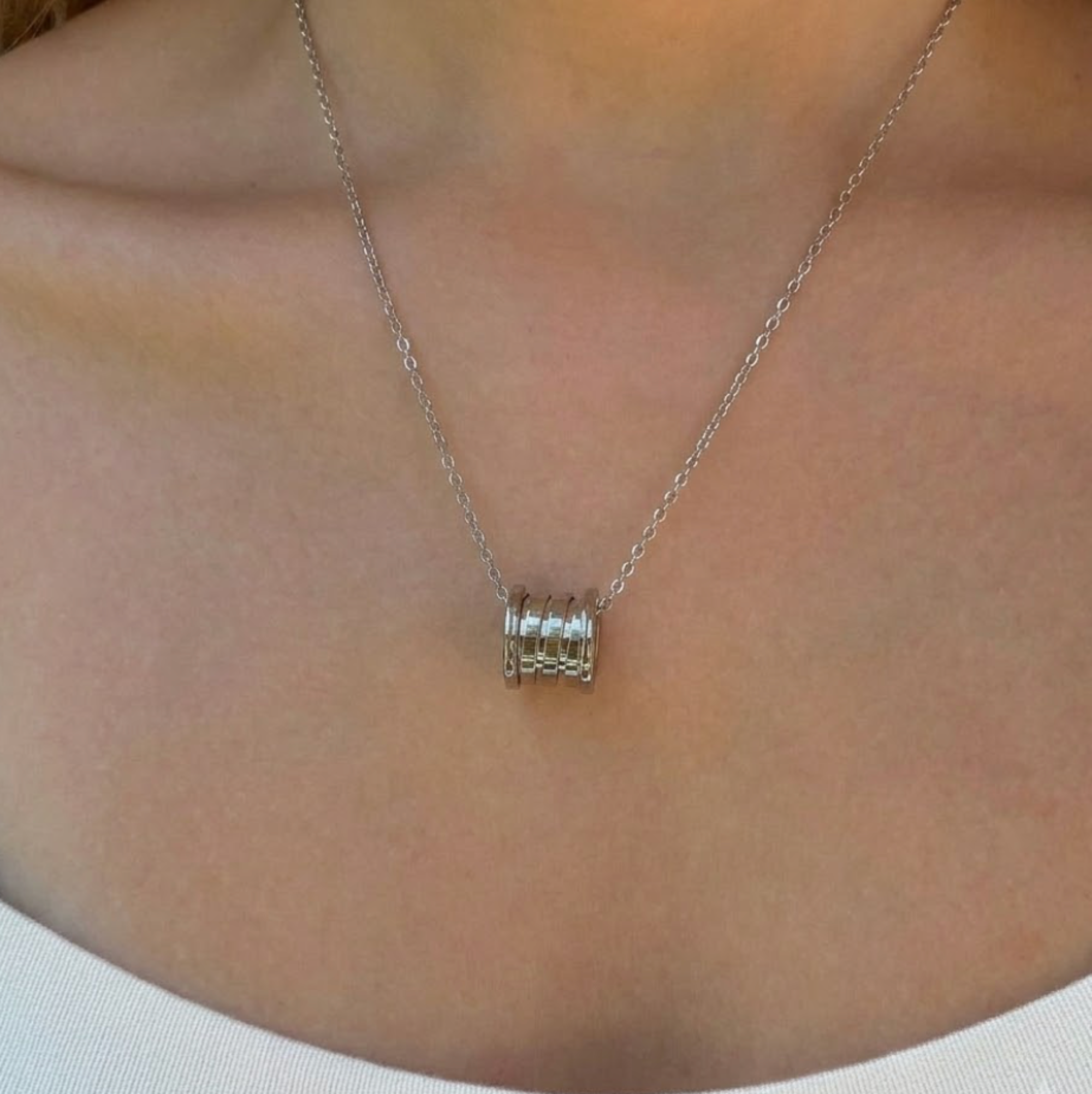 Evry Jewels Stacked Babe Necklace
