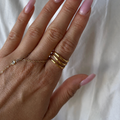 Evry Jewels Triple Link Ring