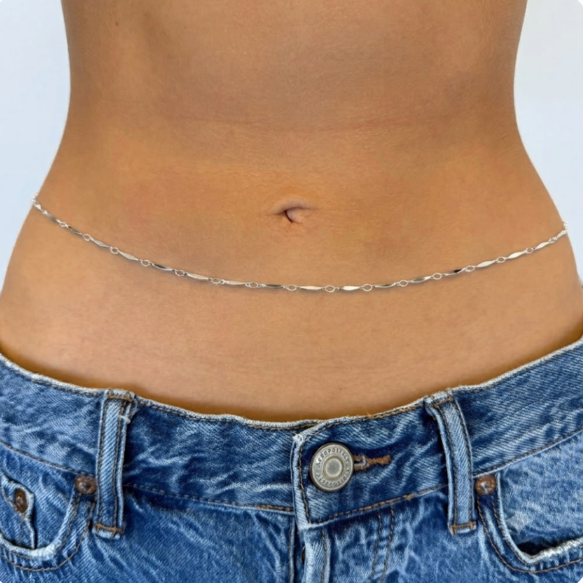 Evry Jewels Say Less Waist Chain