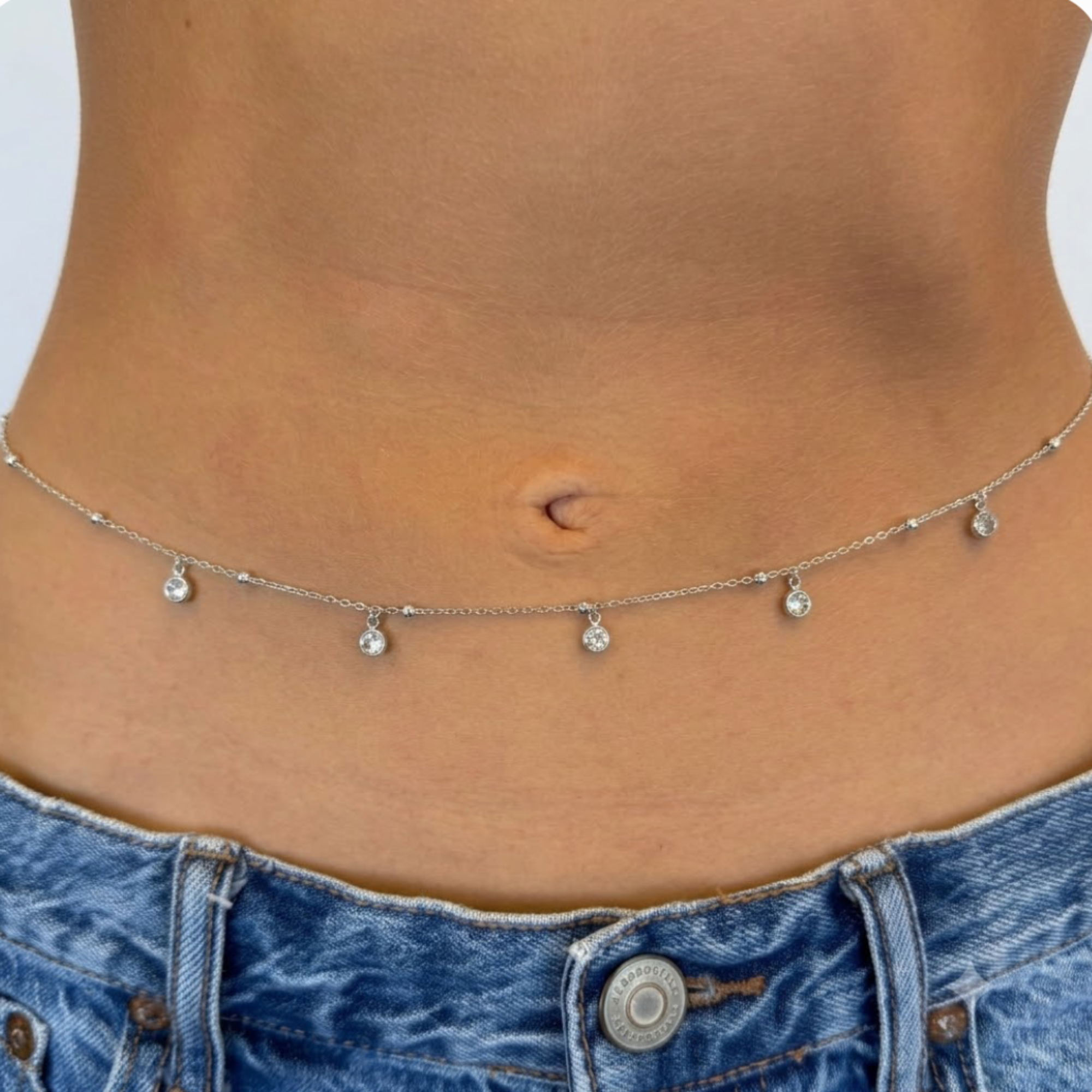 Evry Jewels Dangle Baby Waist Chain