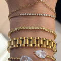 Evry Jewels Citrine Crush Tennis Bracelet
