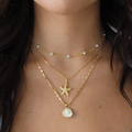 Evry Jewels Seaside Bundle : 3 Piece Necklace Set