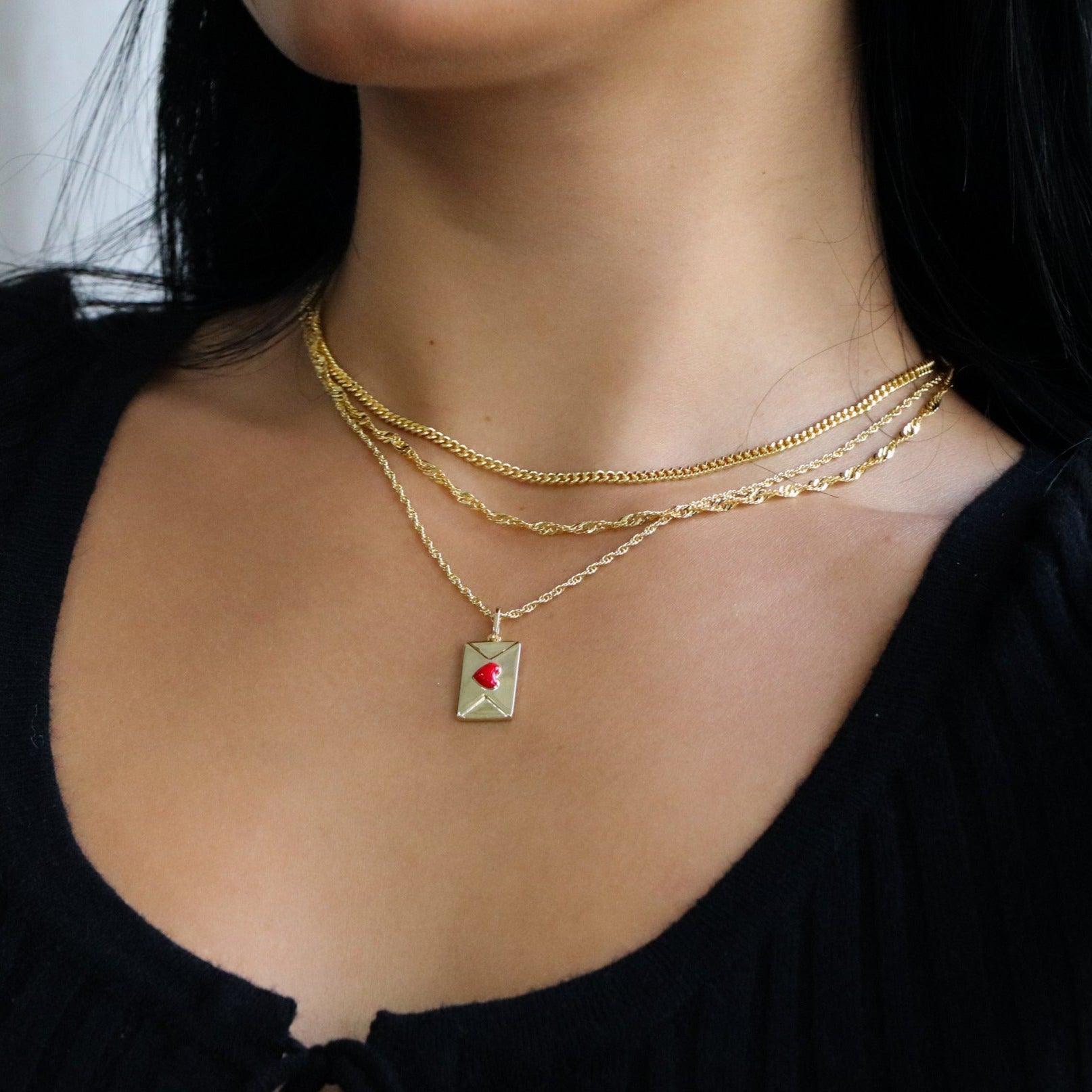 Evry Jewels Dear Darling Necklace