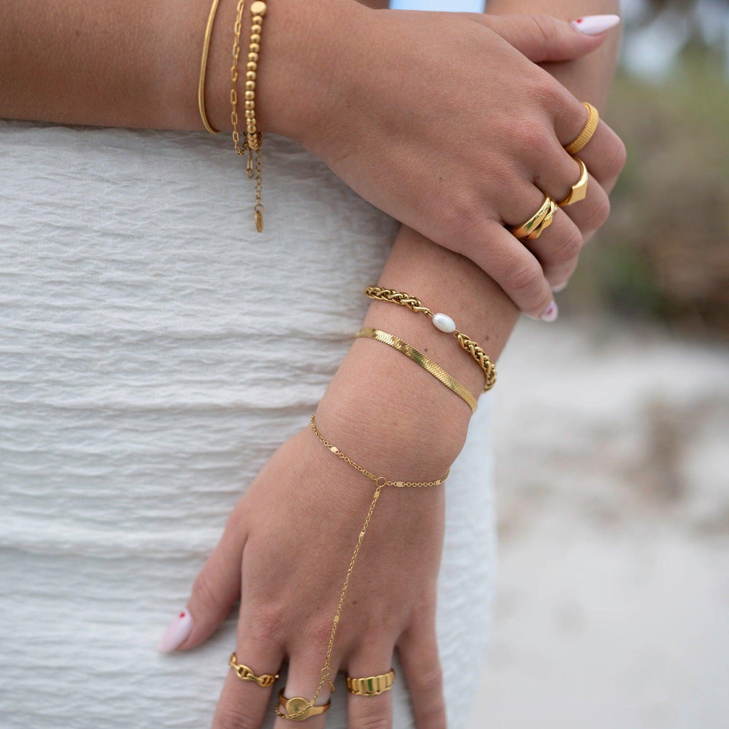 Evry Jewels Shining Snake Bracelet