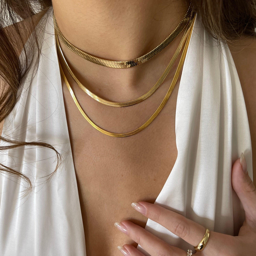 Evry Jewels Plain Chain Necklaces