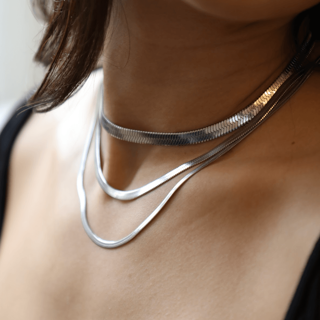 Evry Jewels Plain Chain Necklaces
