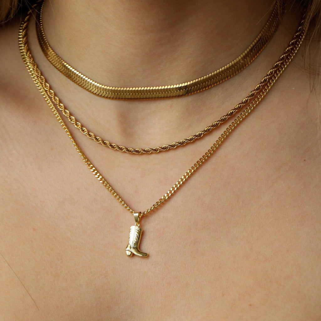 Evry Jewels Shining Snake Choker Necklace 3.0