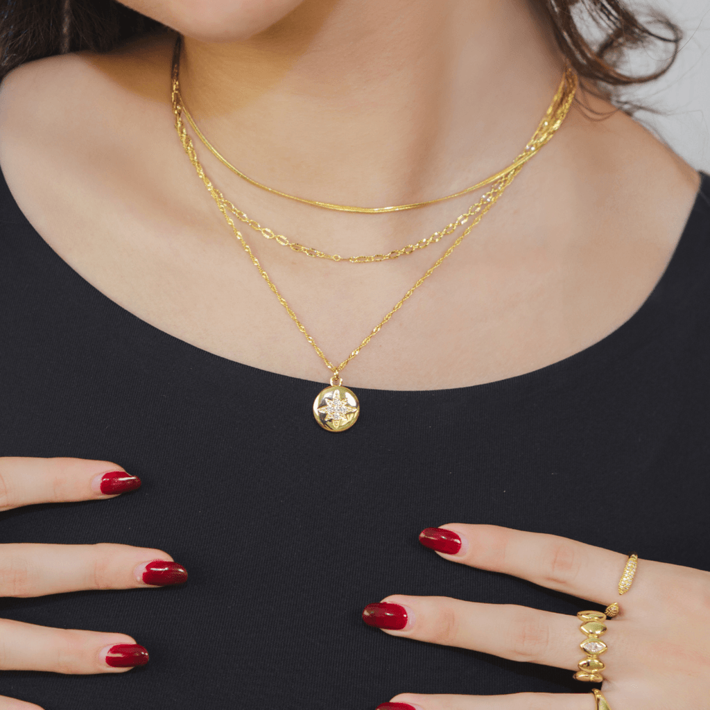 Evry Jewels Silent Night Necklace