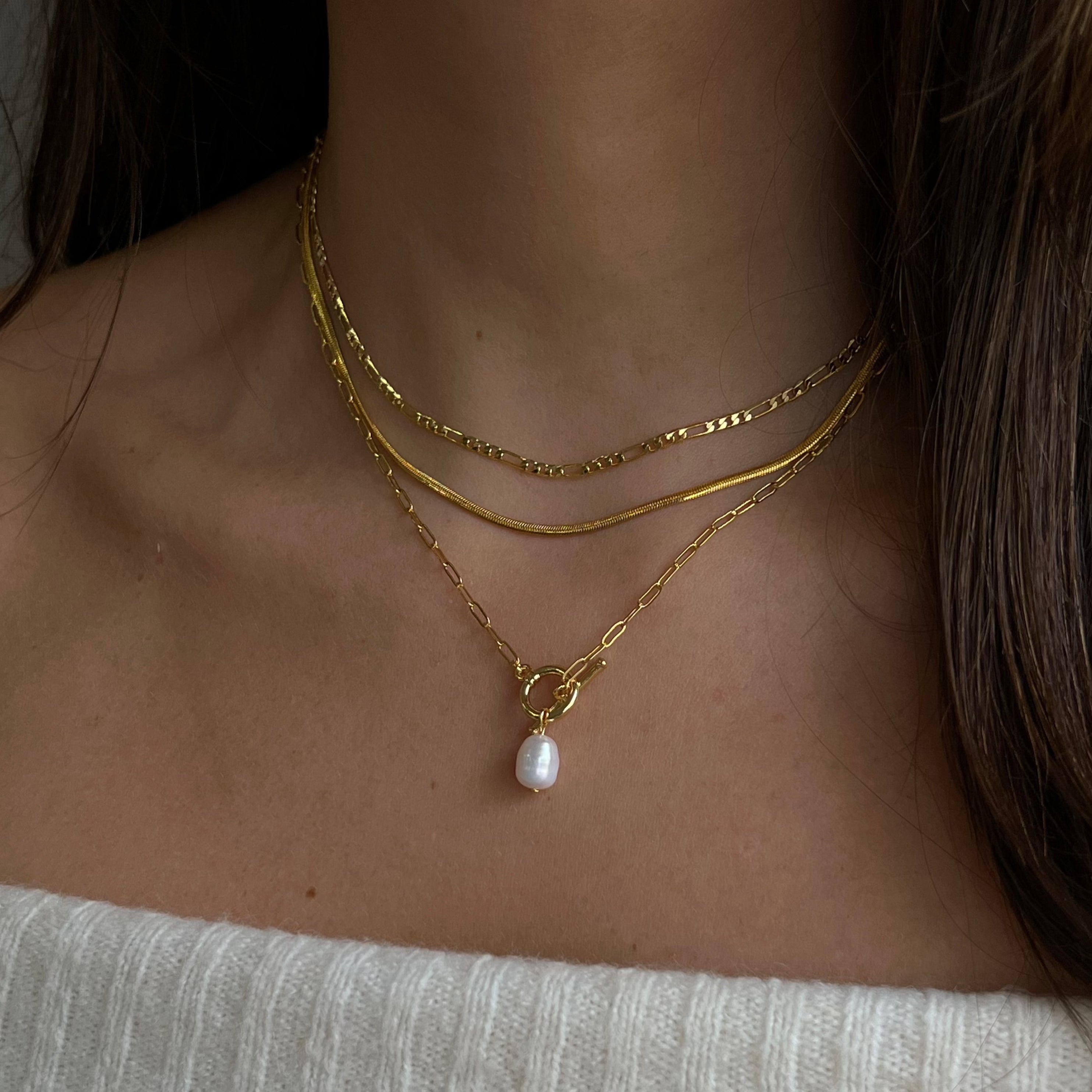 Evry Jewels Slithering Necklace