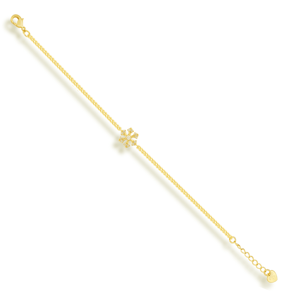 Evry Jewels Snowflake Bracelet