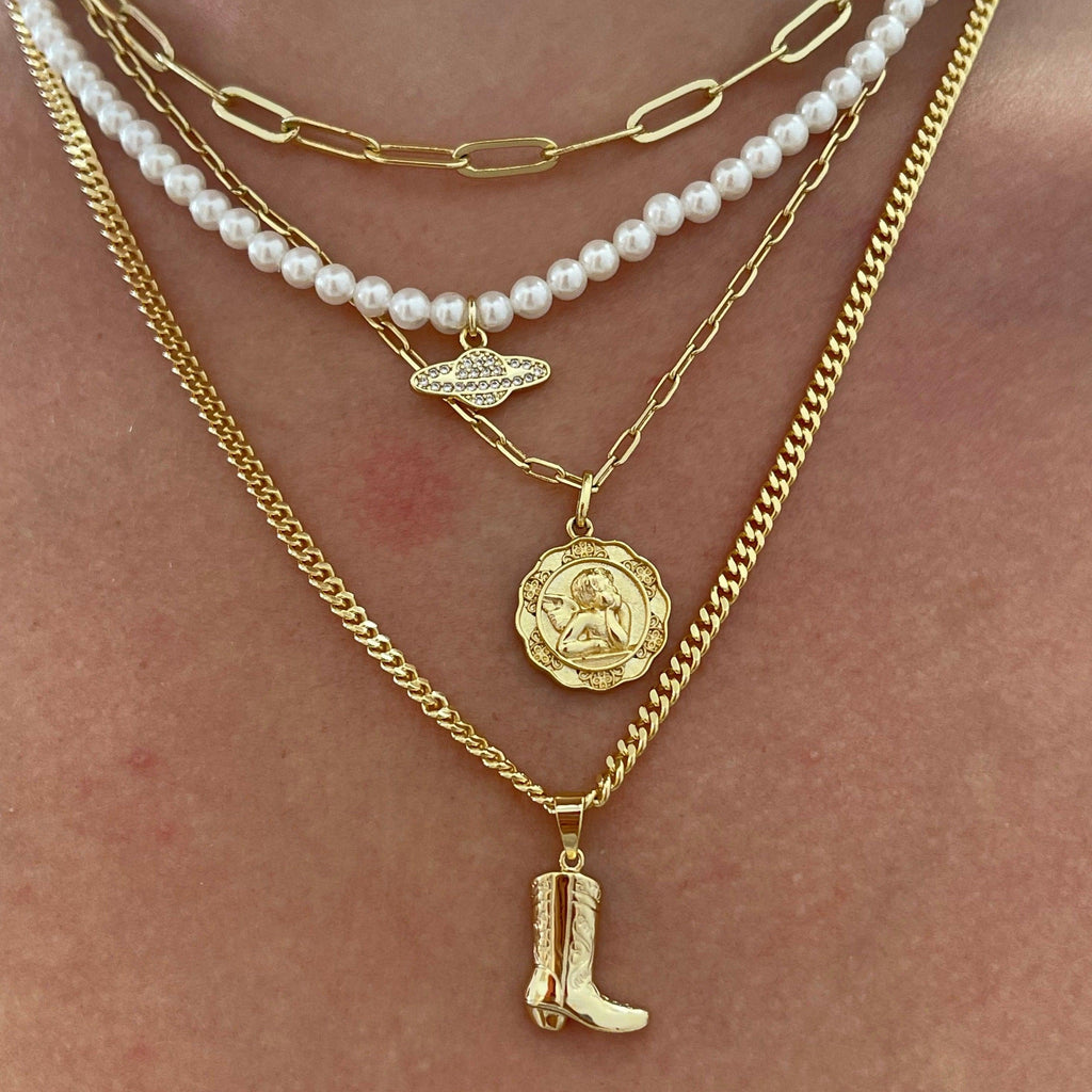 Evry Jewels Space Baby Necklace