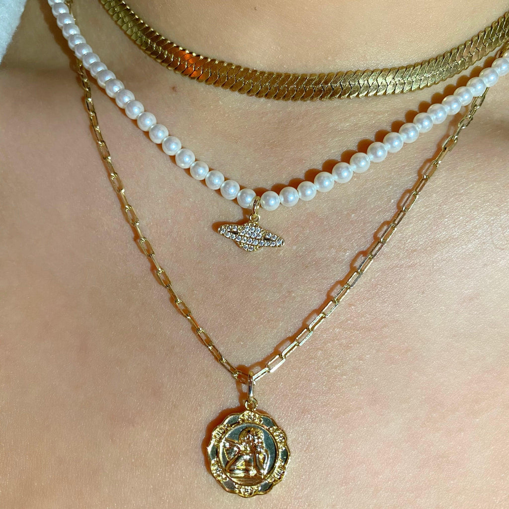 Evry Jewels Space Baby Necklace