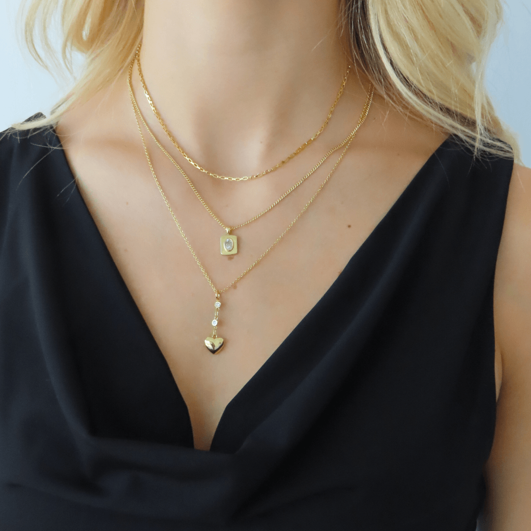 Evry Jewels Square Up Necklace
