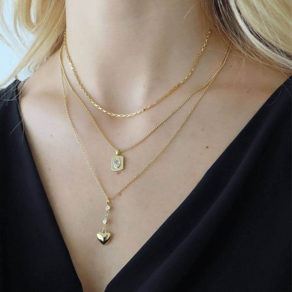 Evry Jewels Square Up Necklace