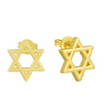 Evry Jewels Star of David Earrings