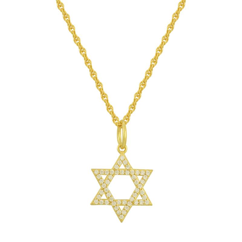 Evry Jewels Star of David Necklace