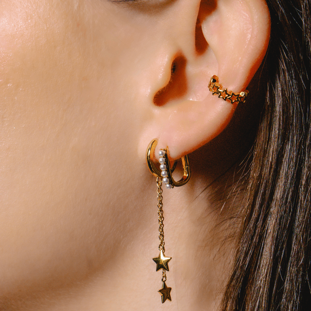 Evry Jewels Star Girl Ear Cuff