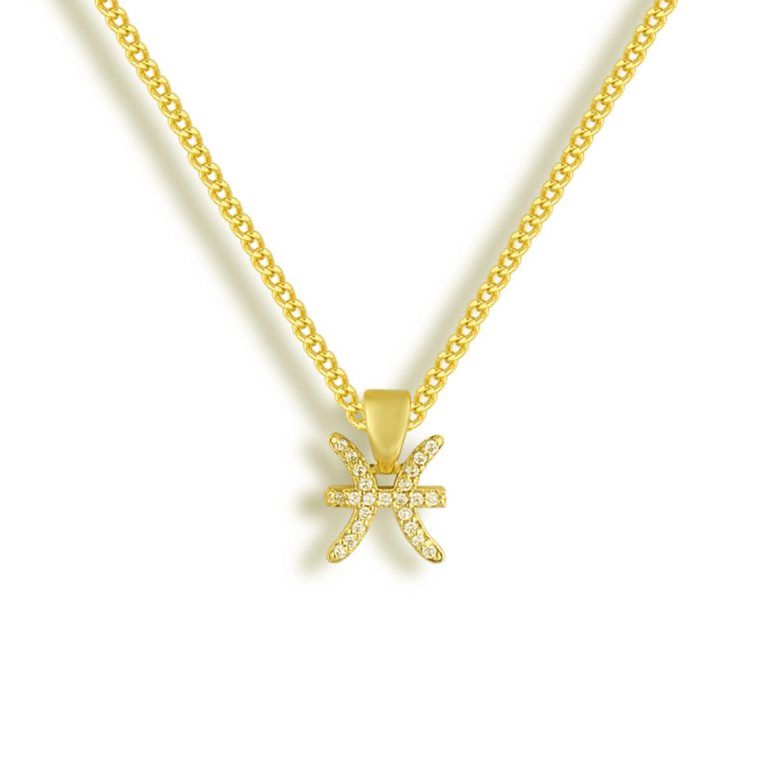 Evry Jewels Star Signs Necklace