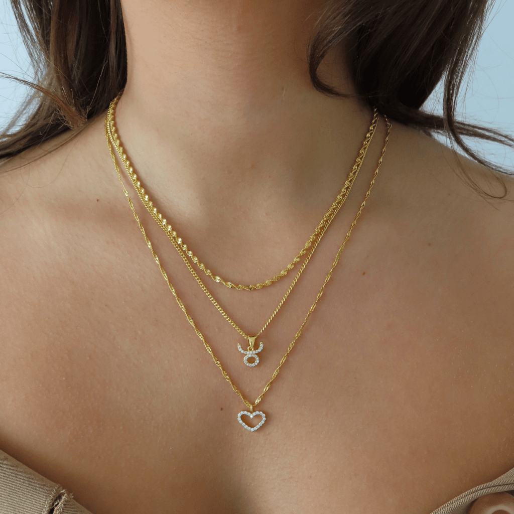 Evry Jewels Star Signs Necklace