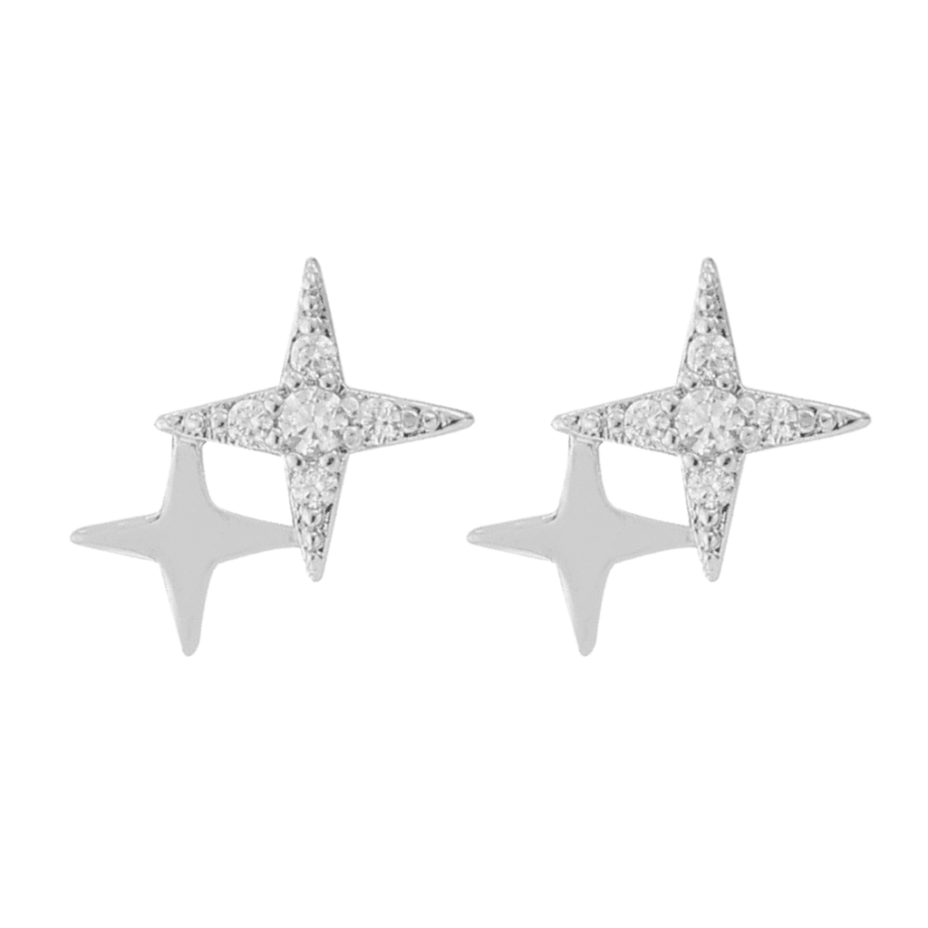 Evry Jewels Starburst Earrings