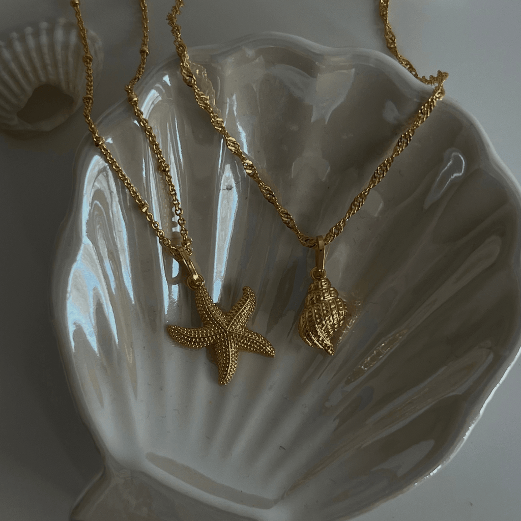Evry Jewels Starfish Necklace