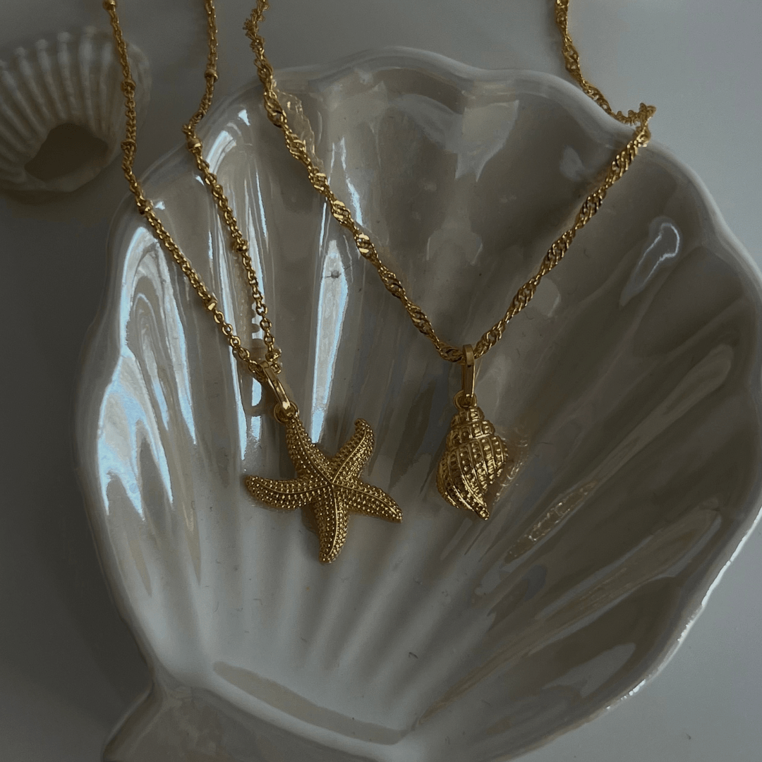 Evry Jewels Starfish Necklace