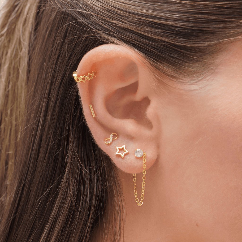 Evry Jewels Bar Earrings
