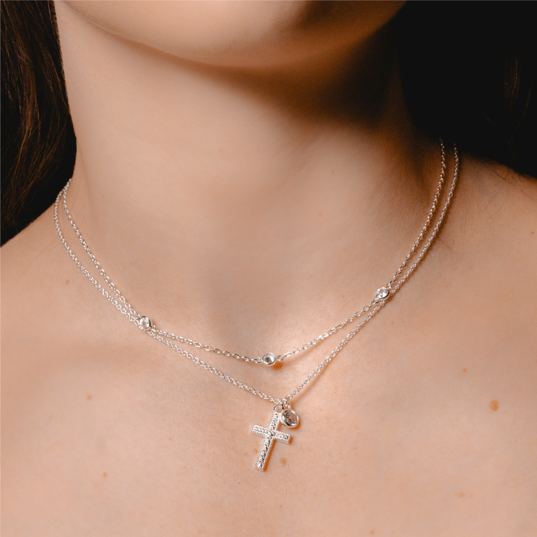 Evry Jewels Evryday Sparkle Necklace