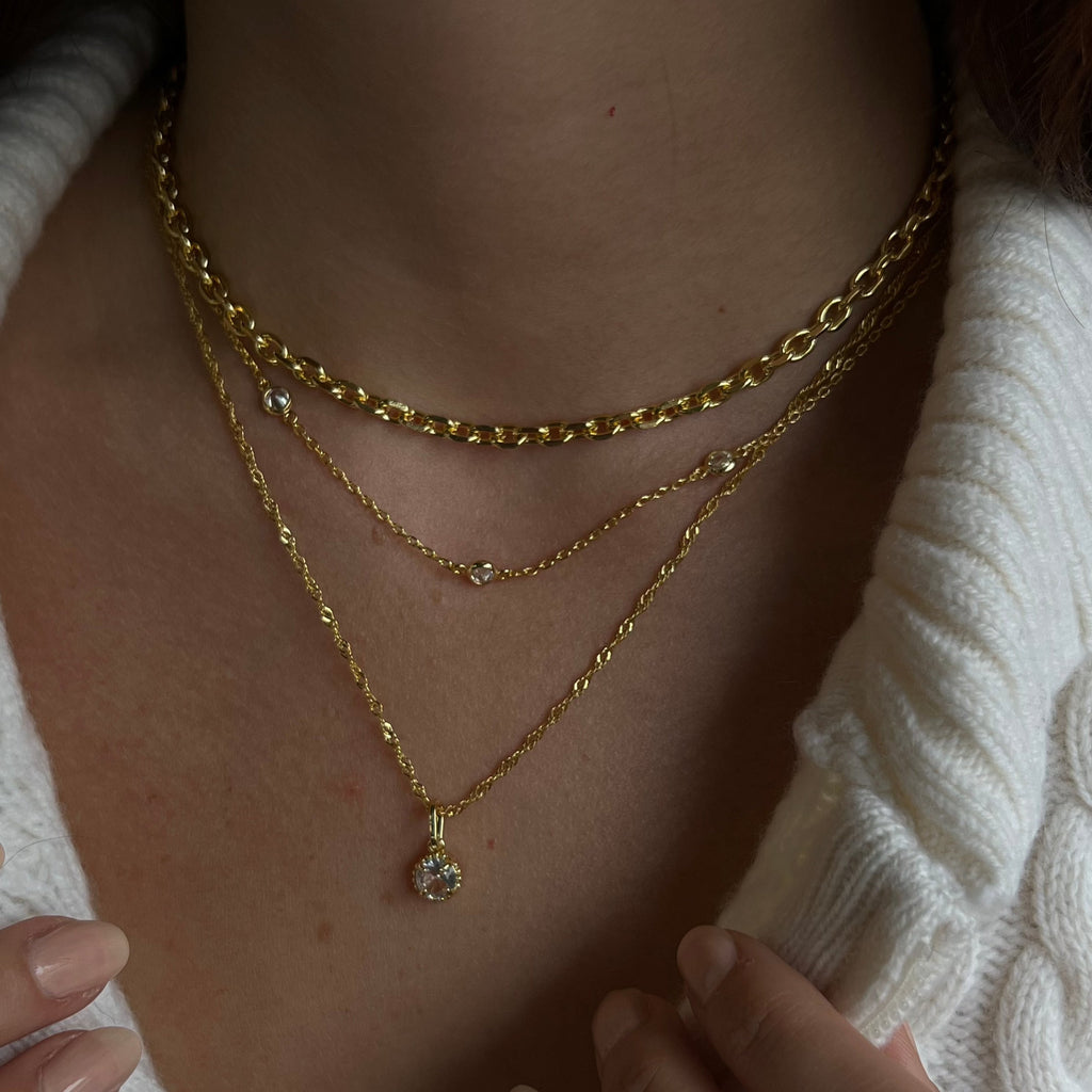 Evry Jewels Evryday Sparkle Necklace