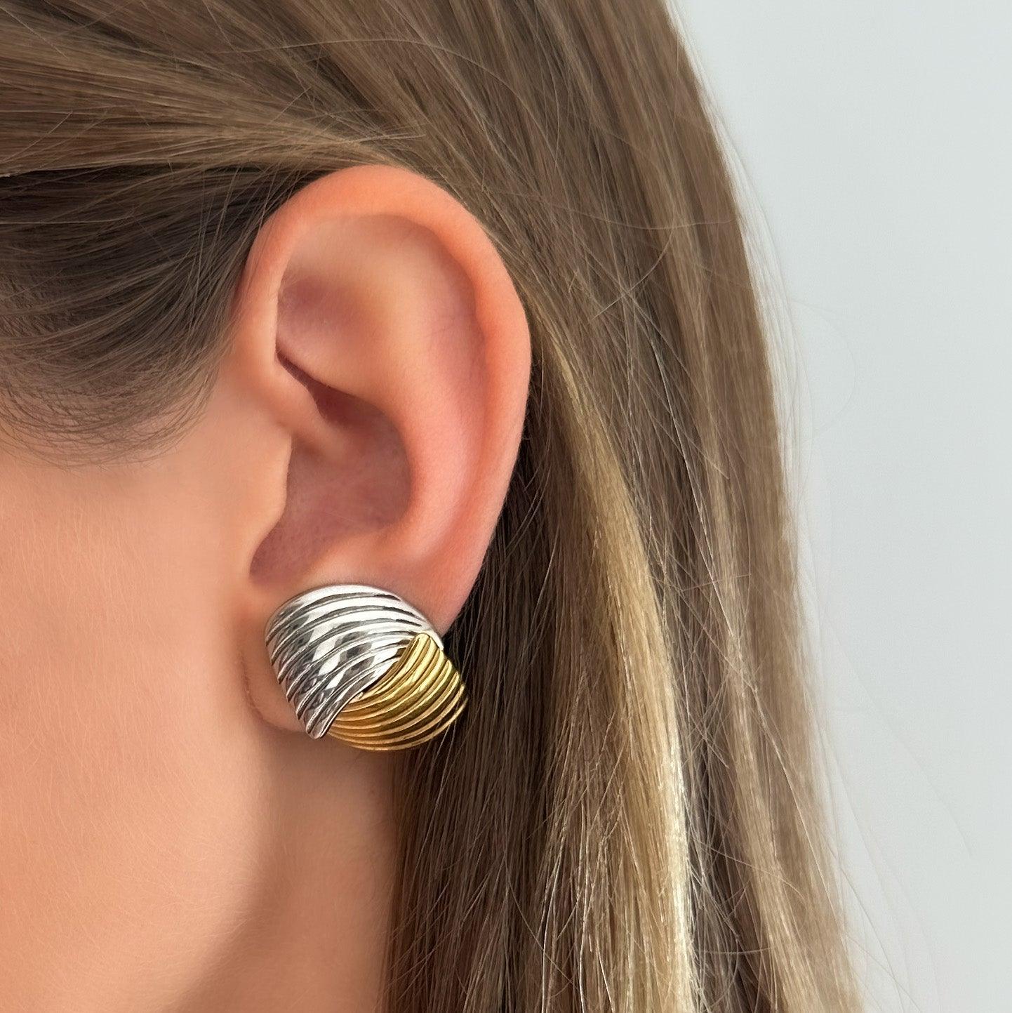 Evry Jewels Strata Earrings