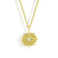 Evry Jewels Sun's Eye Necklace