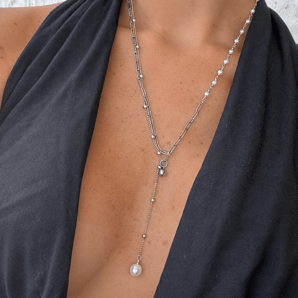 Evry Jewels Sweet Glow Lariat Necklace