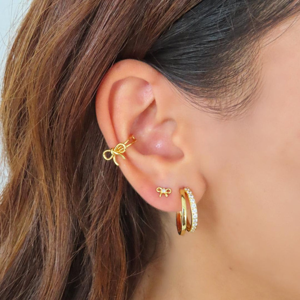 Evry Jewels Take a Bow Ear Cuff