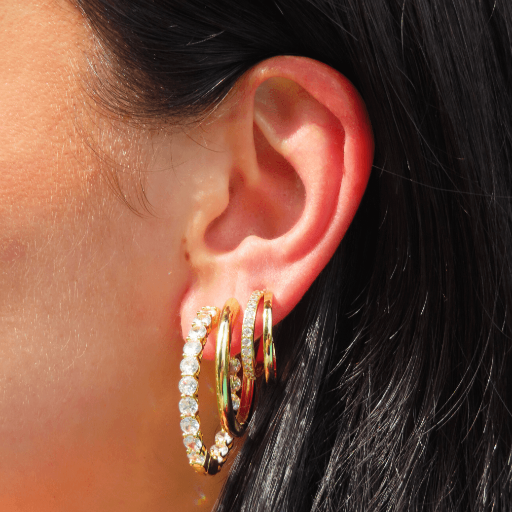 Evry Jewels Taylor Hoops