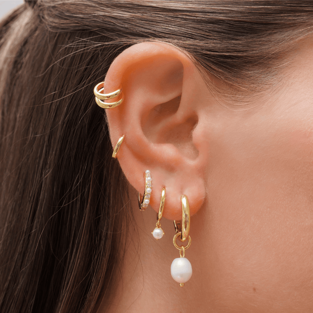 Evry Jewels Ivory Earrings