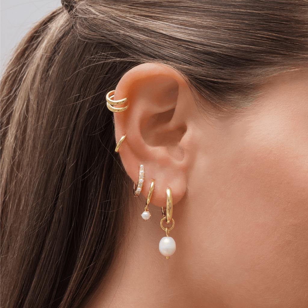 Evry Jewels Ivory Earrings