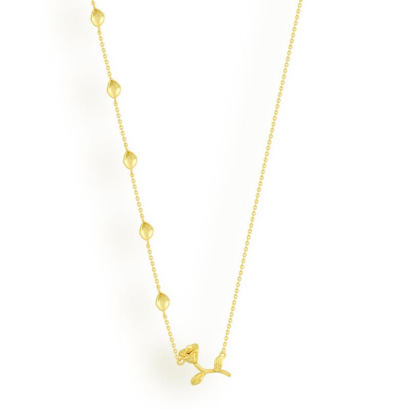 Evry Jewels Petals Necklace