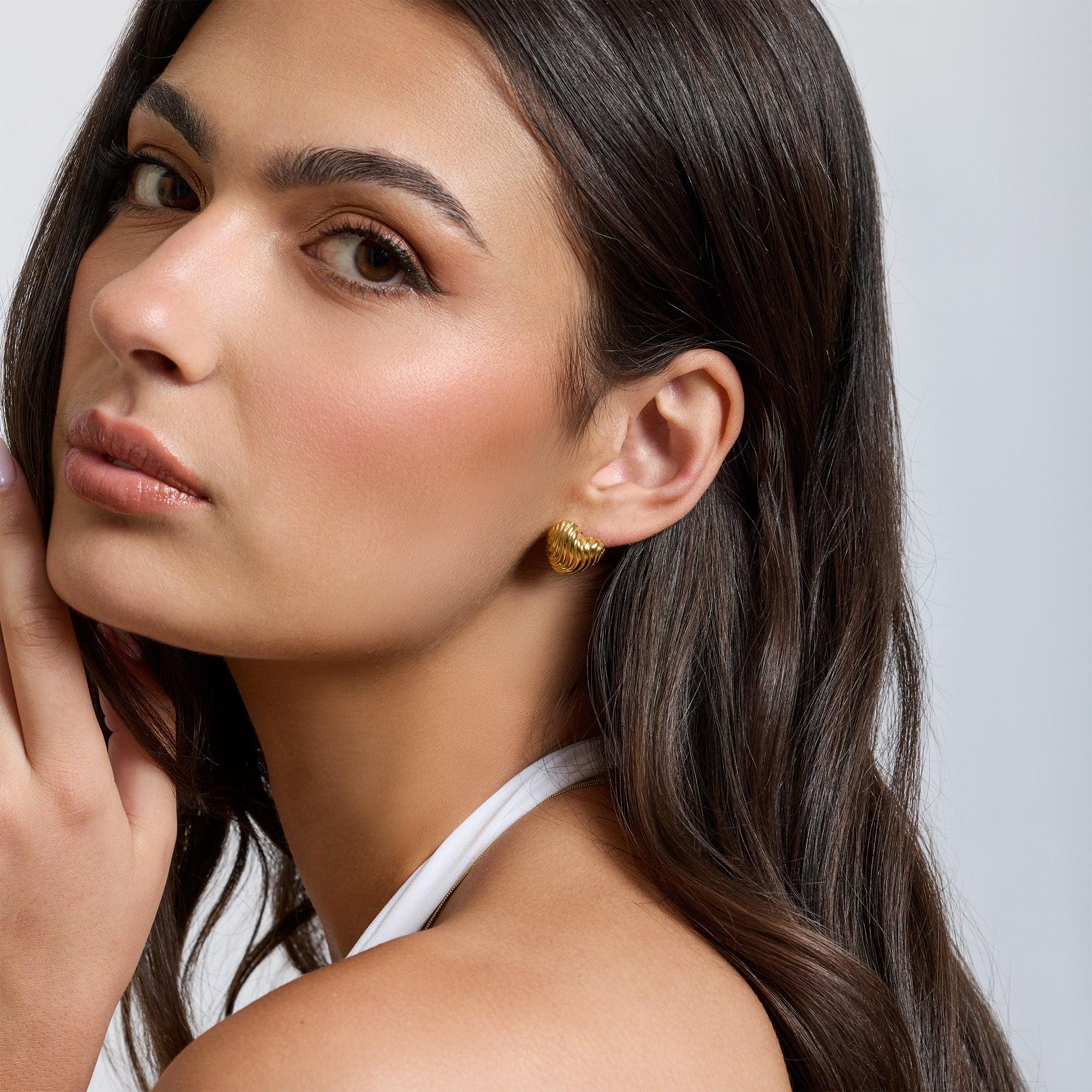 Evry Jewels Wear-All-Day: 3 Piece Waterproof Earring Bundle