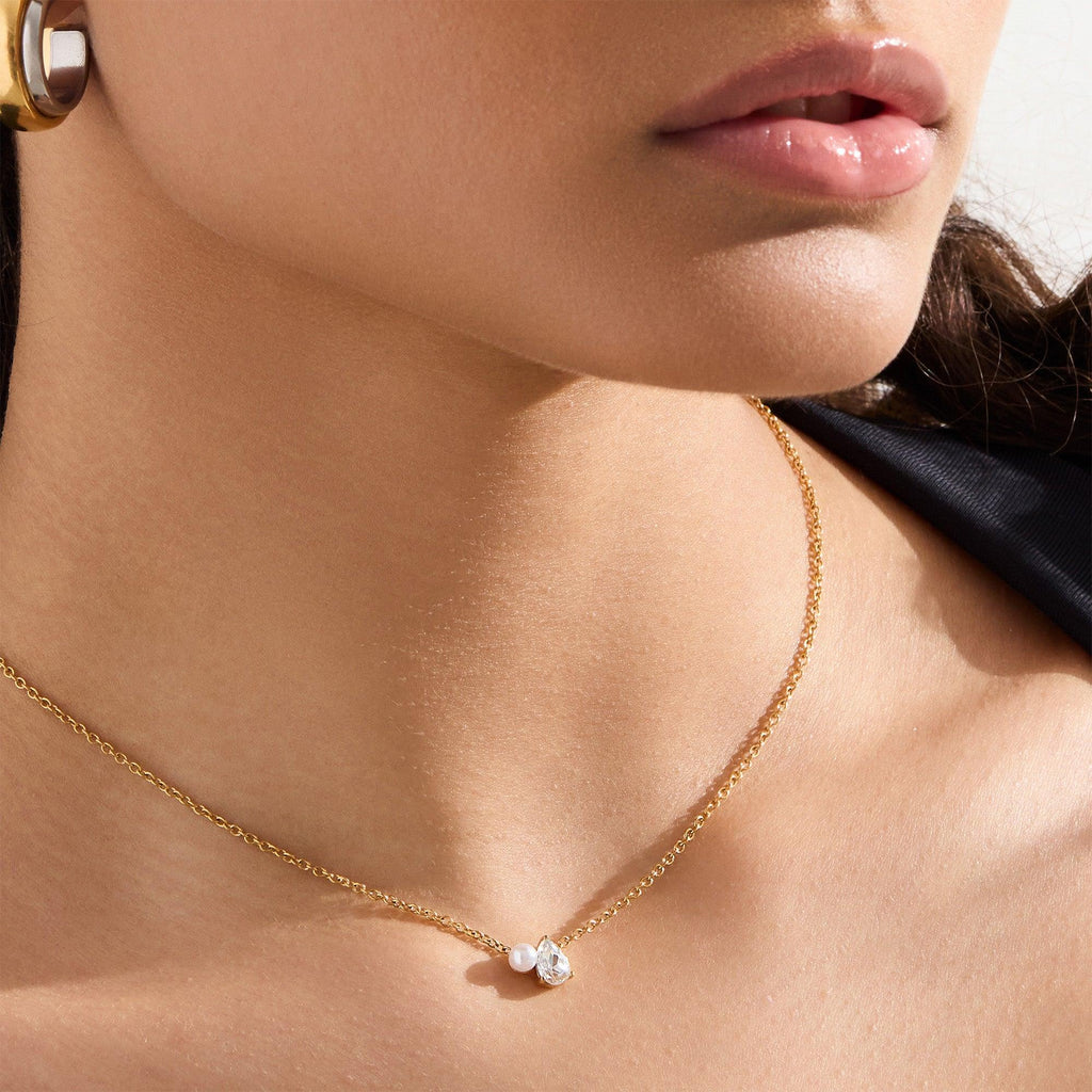 Evry Jewels Toi et Moi Necklace