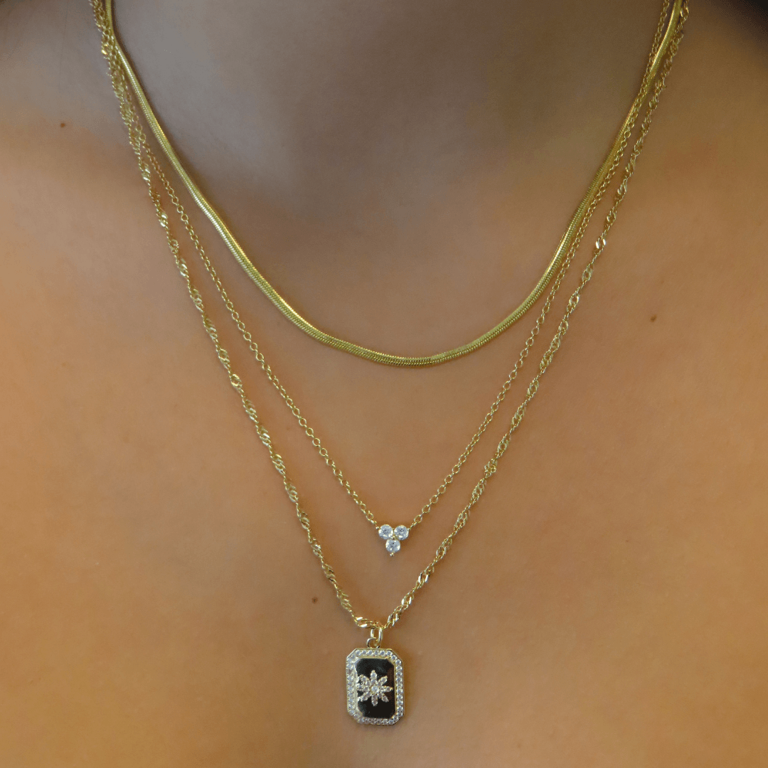 Evry Jewels Trio Necklace