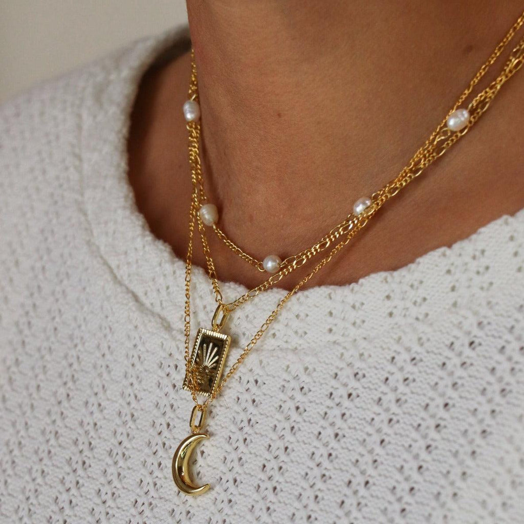 Evry Jewels Lunar Necklace