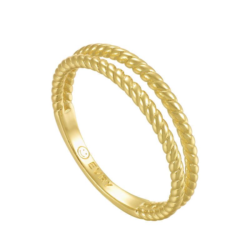 Evry Jewels Twisted Ring