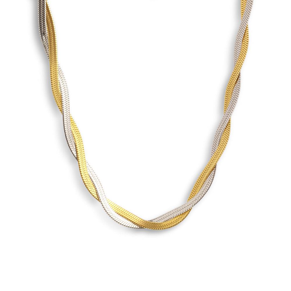 Evry Jewels Two-Tone Medusa Necklace