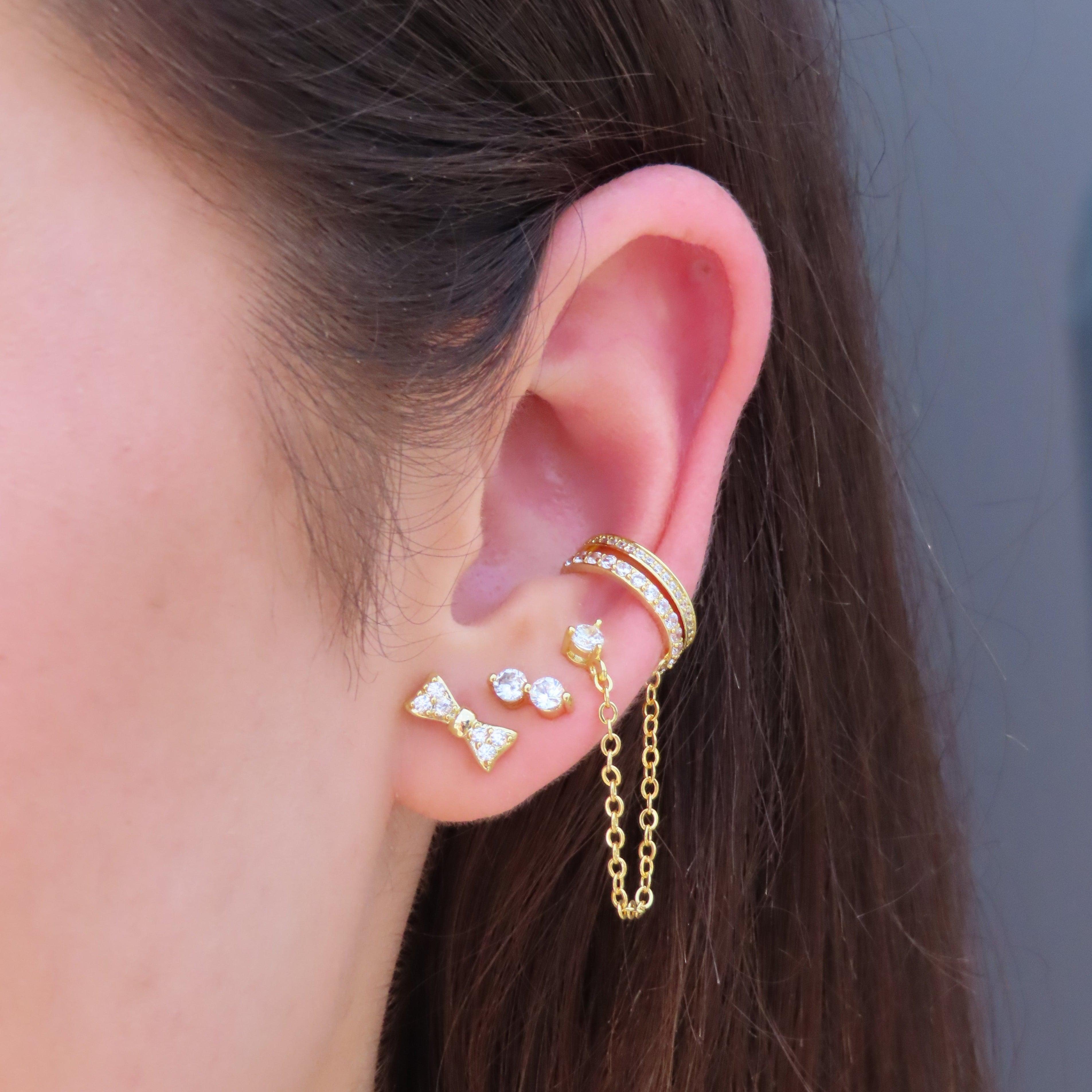 Evry Jewels Two of a Kind Earrings